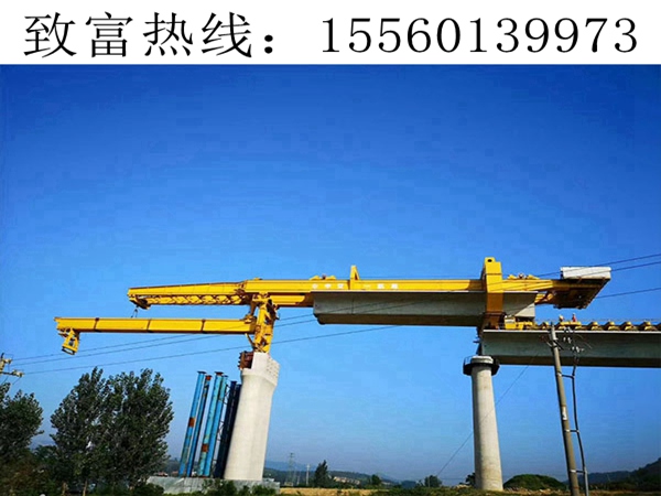 廣西玉林架橋機(jī)鐵路跨線施工